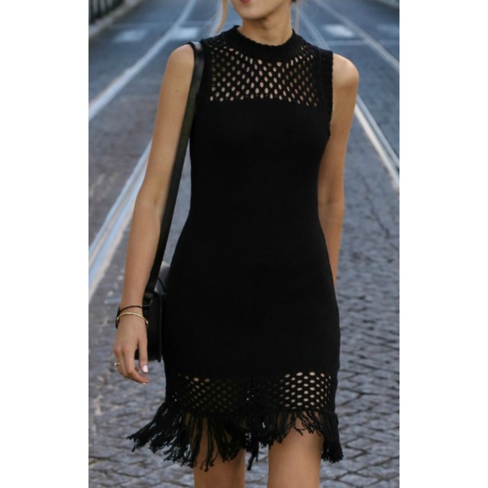 Amour Vert Flirty fringe dress